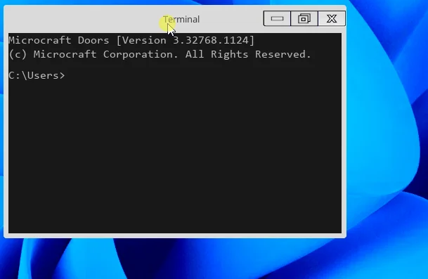 window drag animation