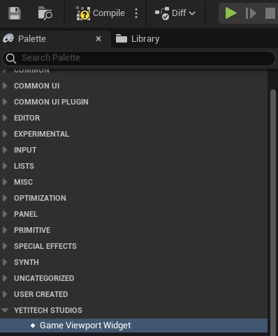 Palette screenshot