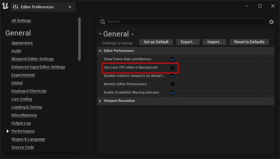 Use less CPU screenshot