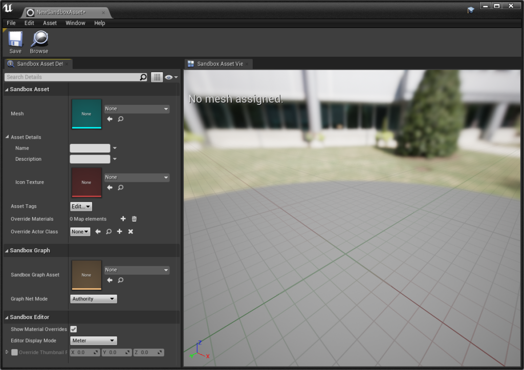 sandbox asset screenshot